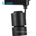 Llum LED de riel LEDER Watt brillant negre